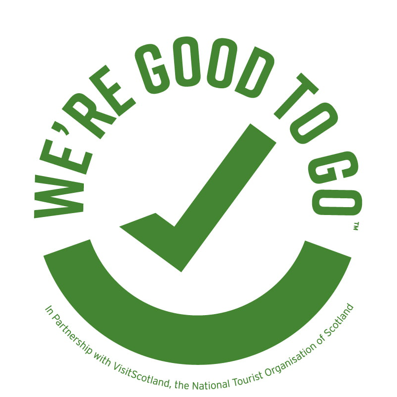 We're Good To Go In Partnership VisitScotland Logo