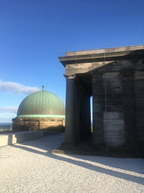 The City Observatory and City Dome from the rooftop viewing terrace.